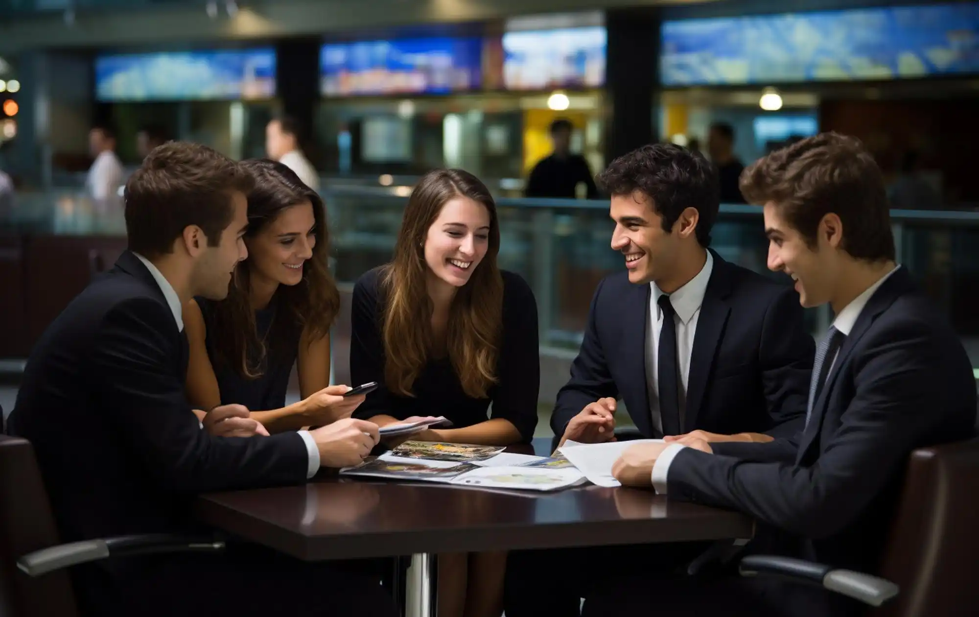 Meeting with clients